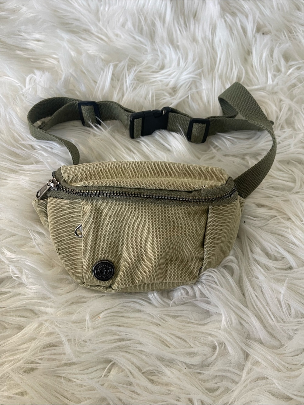 Vintage Gold’s Gym Fanny Pack Olive Green